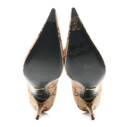 Balenciaga X GUCCI Jersey Maxi GG Monogram Crepe Knife Booties 39 Camel Ebony 5 of 7