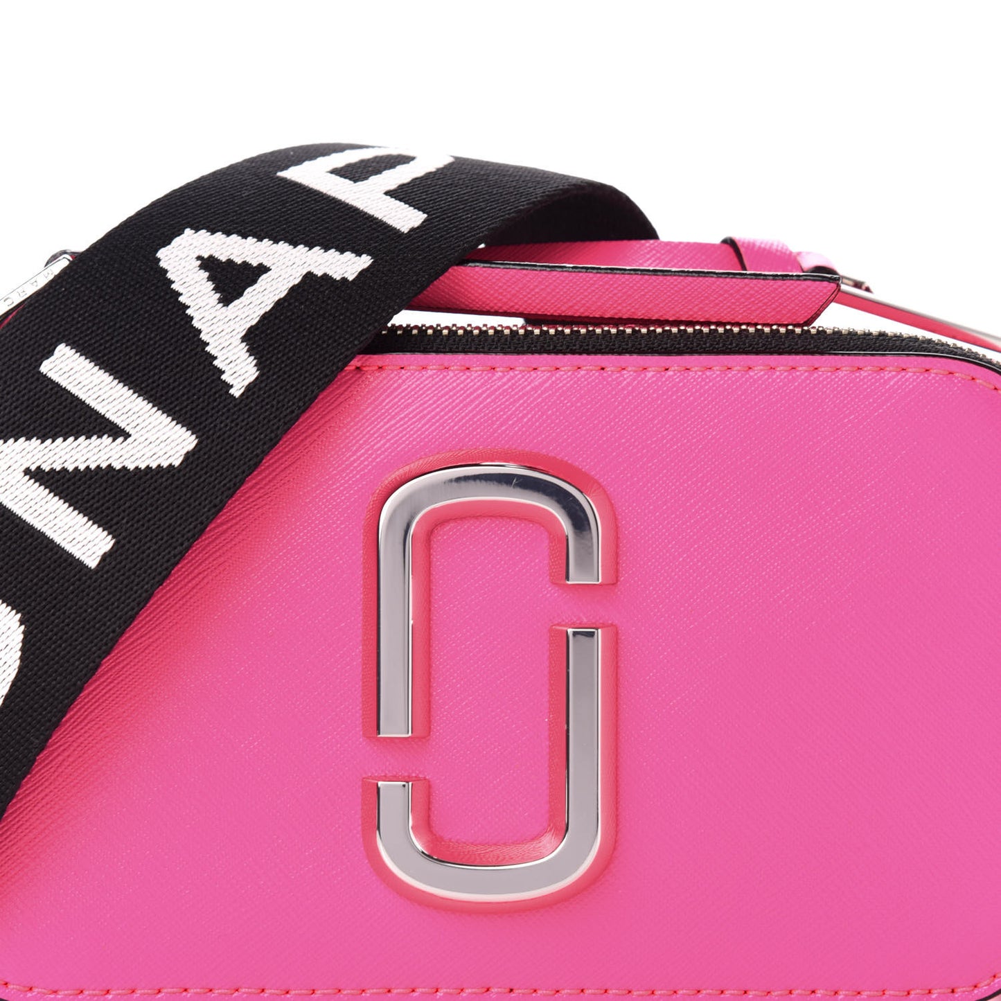 Saffiano Small Snapshot Camera Bag Pink
