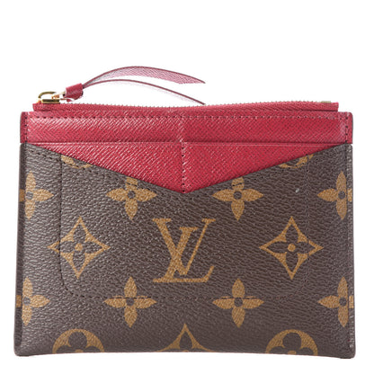Louis Vuitton Monogram Zipped Card Holder Fuchsia 1 of 8