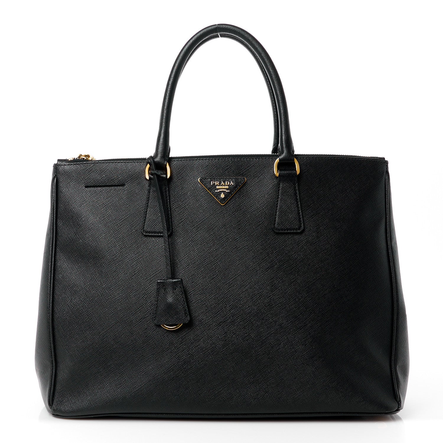 Prada Saffiano Large Galleria Double Zip Tote Black 1 of 13