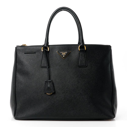 Prada Saffiano Large Galleria Double Zip Tote Black 1 of 13