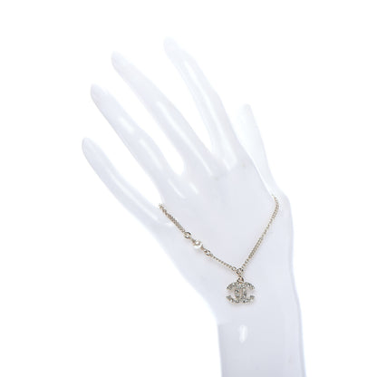 Chanel Pearl Crystal CC Bracelet Gold 2 of 5