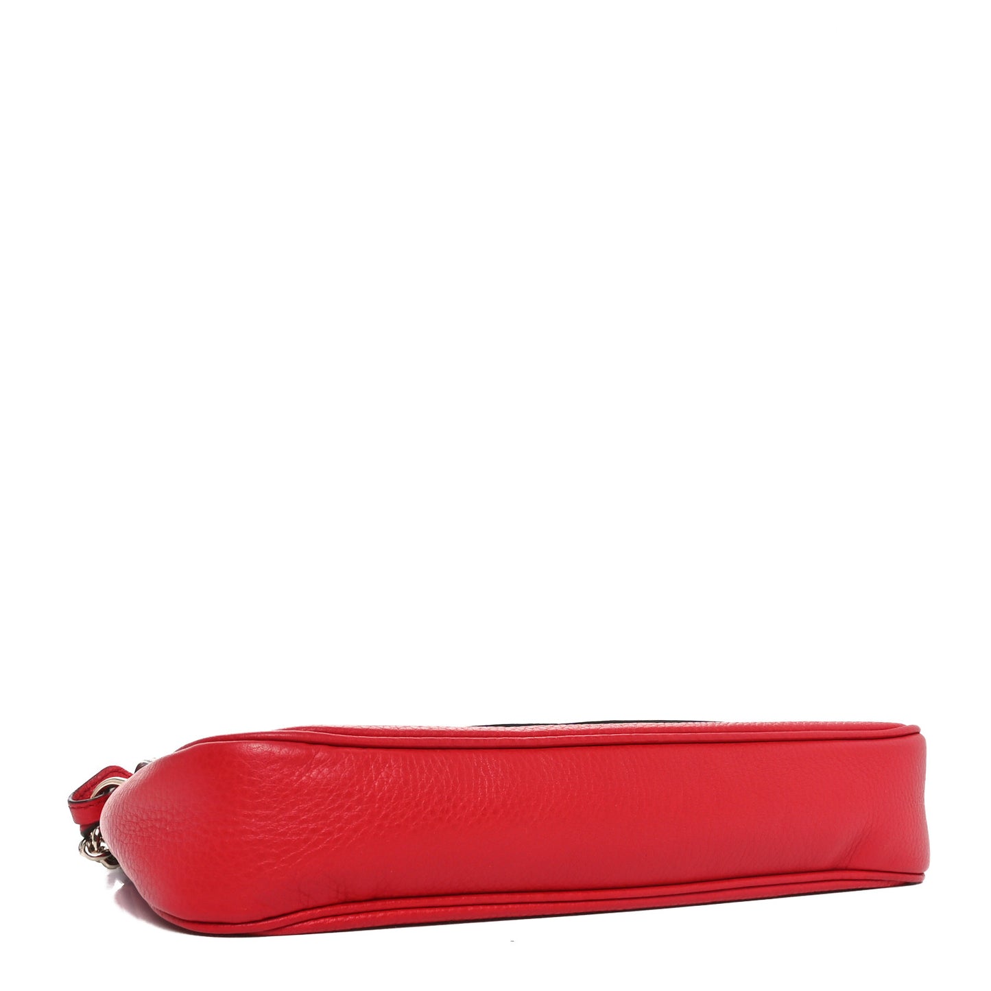 Pebbled Calfskin Medium Soho Flap Crossbody Tabasco Red