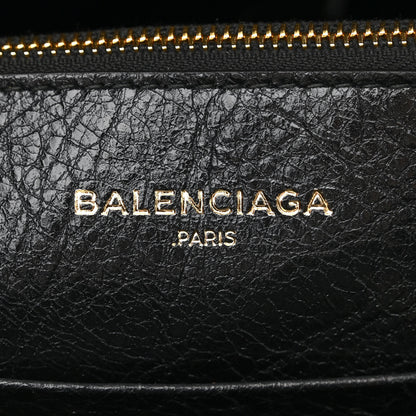 Balenciaga Agneau S Blanket Square Tote Black 6 of 9