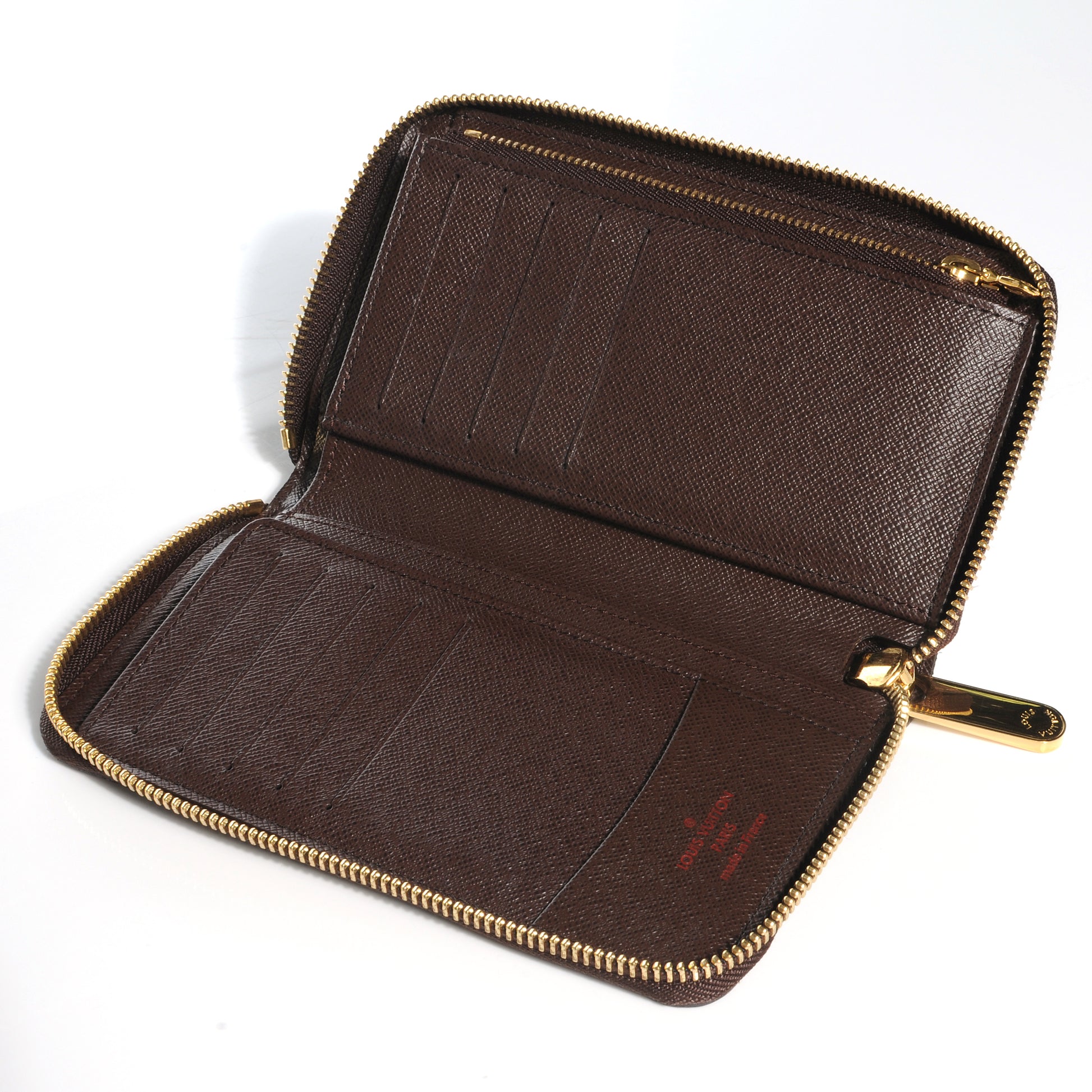 Louis Vuitton Damier Ebene Zippy Compact Wallet 4 of 6