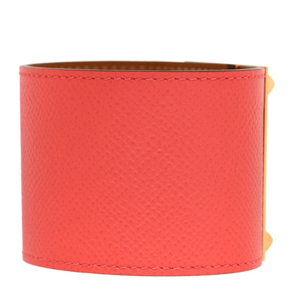 Hermes Epsom Kelly Dog Extreme Bracelet S Rose Jaipur 3 of 6