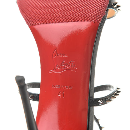Christian Louboutin Calfskin Choca Spikes 100 Sandals 41 Black 7 of 13