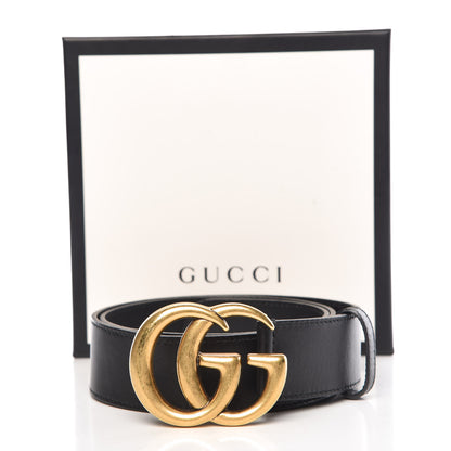 Gucci Calfskin Double G 40mm Belt 85 34 Black 7 of 7