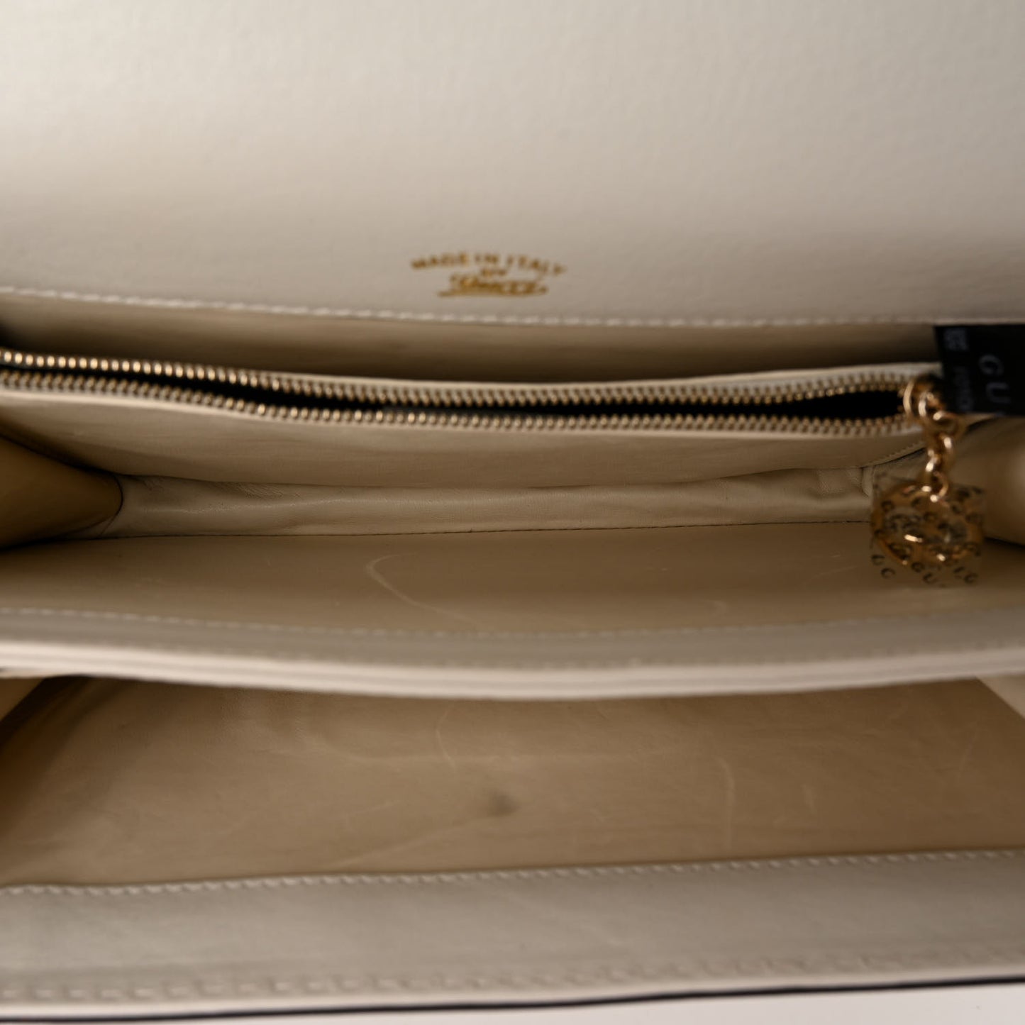 Calfskin Medium 1973 Shoulder Flap Bag Ivory