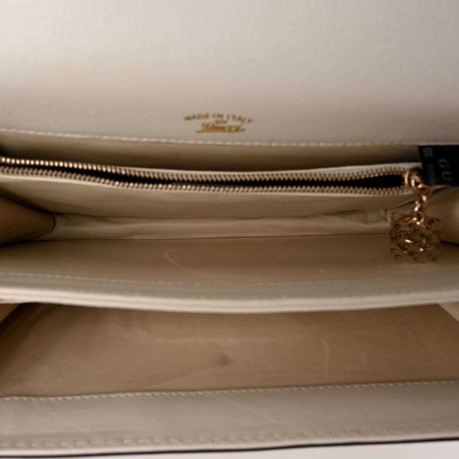Gucci Calfskin Medium 1973 Shoulder Flap Bag Ivory 5 of 16