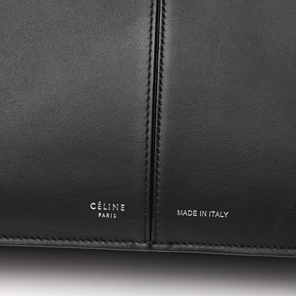 Celine Supple Natural Calfskin Tri-Fold Clutch Black 9 of 11