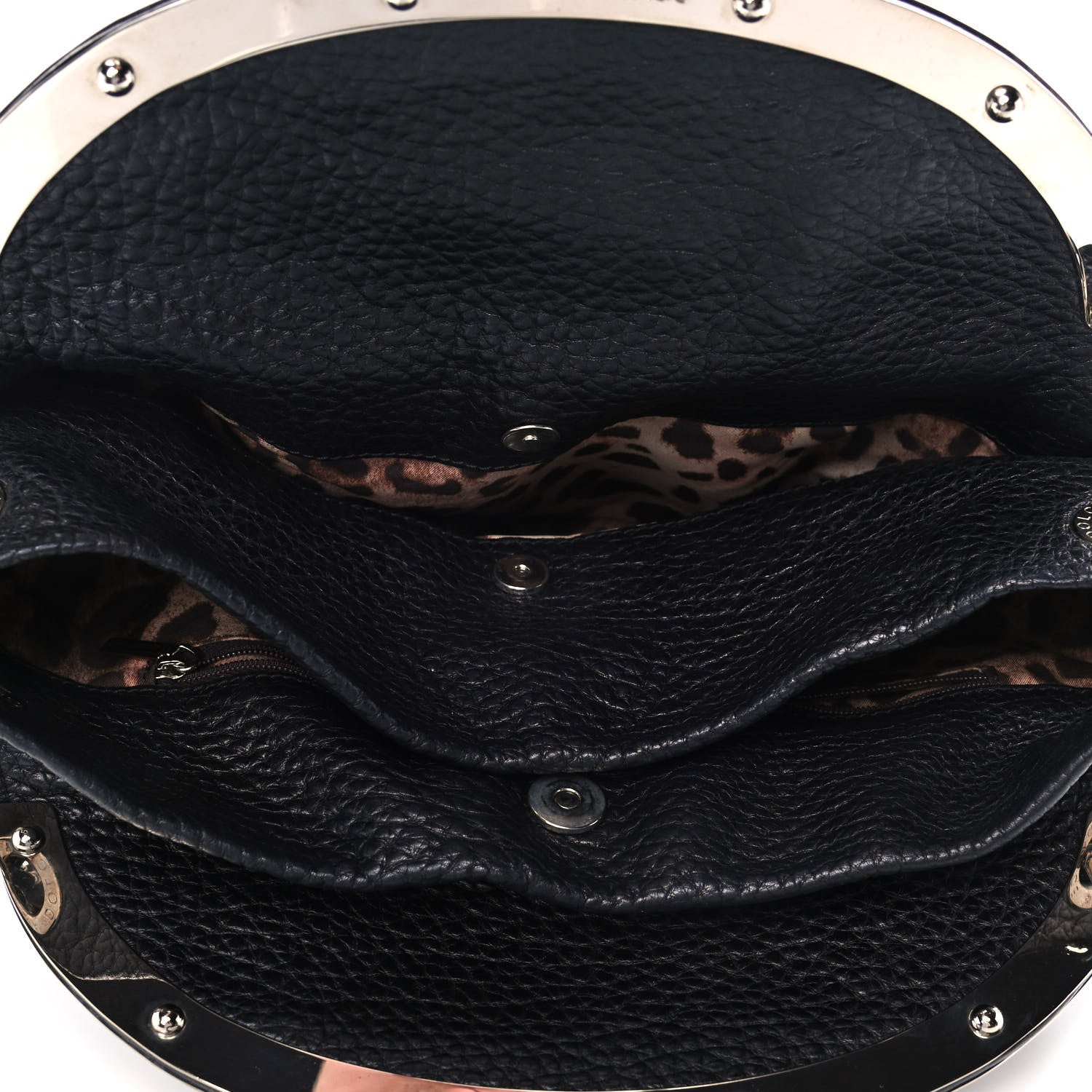 Dolce & Gabbana Calfskin Miss Camp Shoulder Bag Black 7 of 11