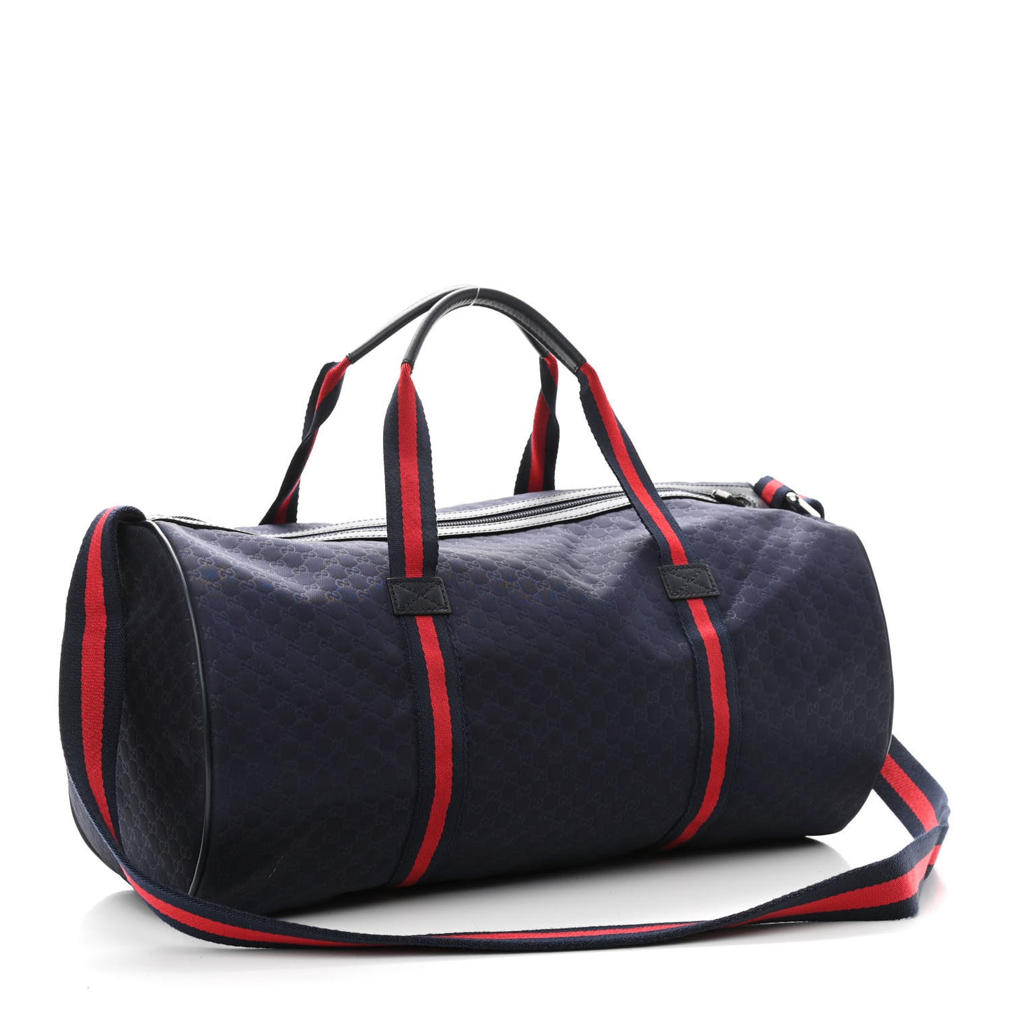 Nylon Microguccissima Gym Bag Navy