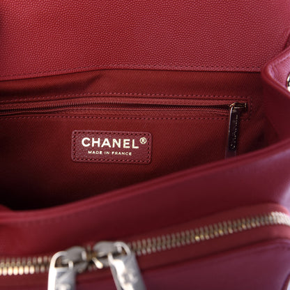 Chanel Caviar Quilted Medium Business Affinity Flap Red 7 of 11