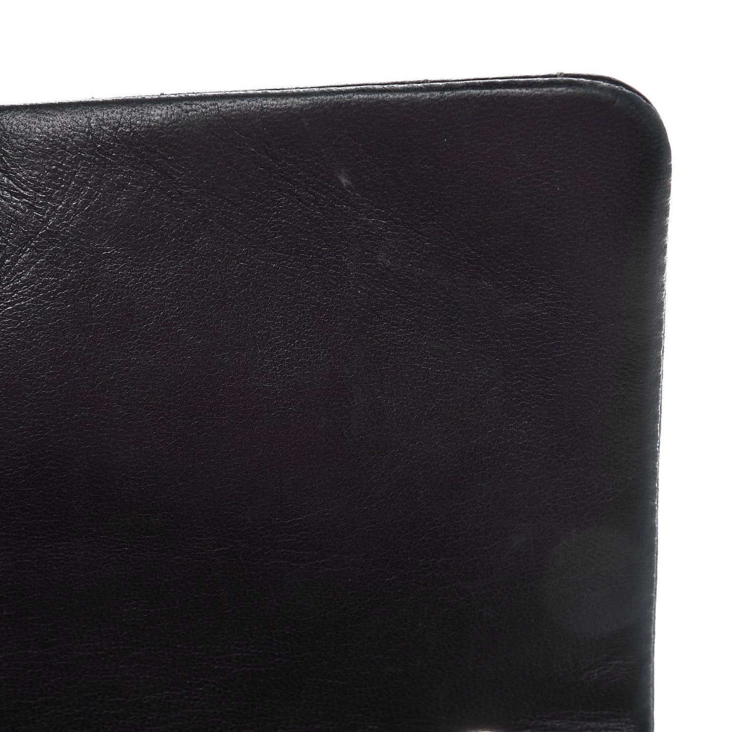 Lambskin Vertical Quilted Medium Single Flap Black