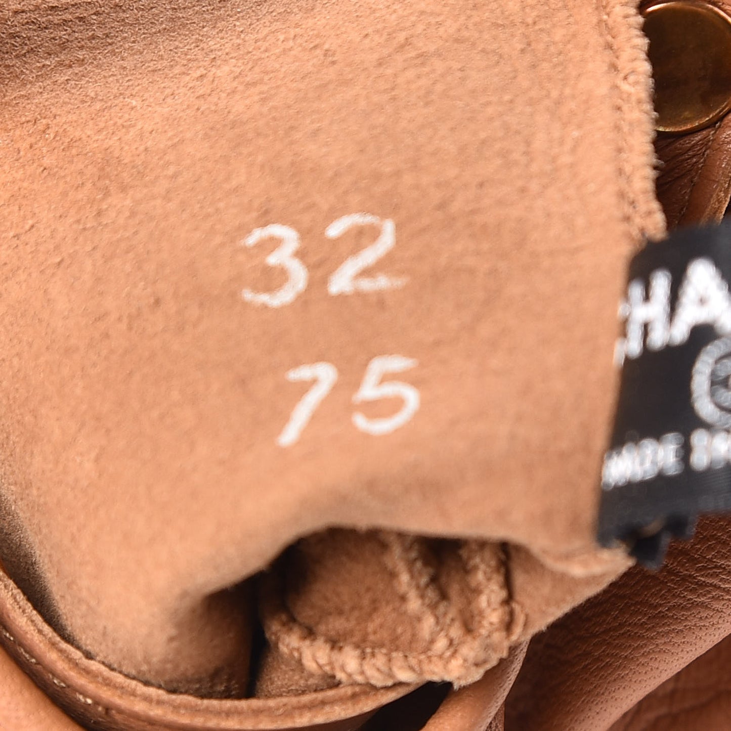 Lambskin Gloves 7.5 Camel