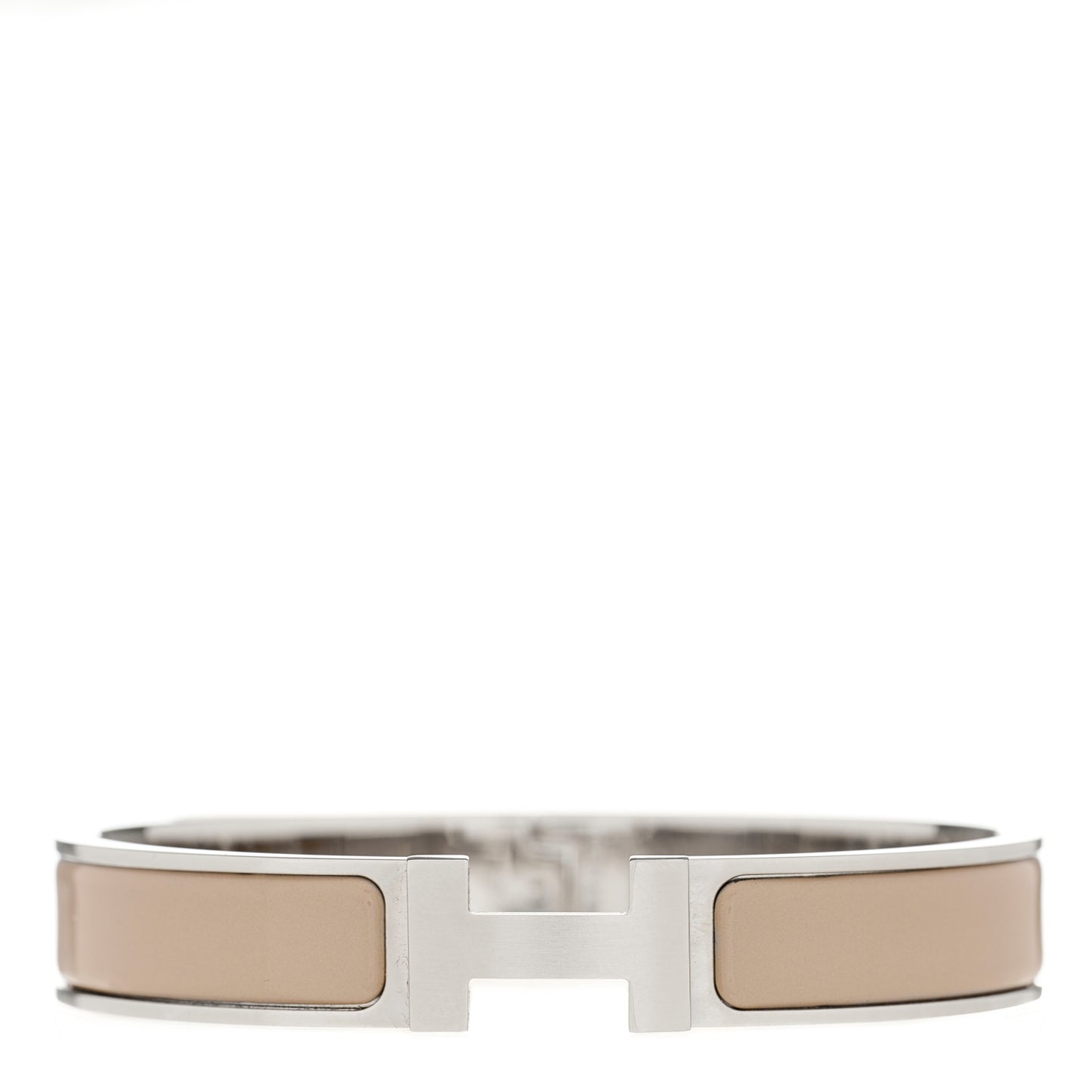 Matte Enamel Narrow Clic Clac HH Bracelet PM Chesnut