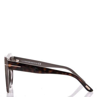 Tom Ford Samantha Cat Eye Sunglasses TF553 Havana 3 of 7