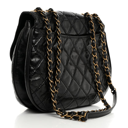 Chanel Calfskin Quilted Medium Bubble CC Flap Black 2 of 10