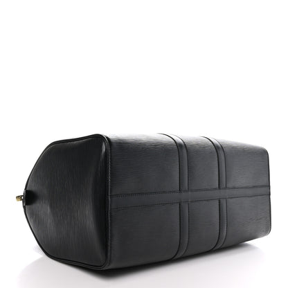 Louis Vuitton Epi Keepall 45 Black 3 of 10