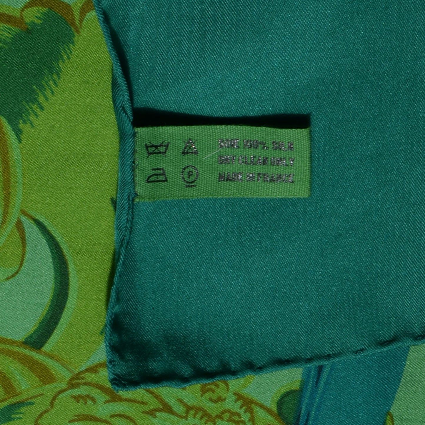 Silk Dip Dye Brides de Gala Shawl Scarf 140 Green