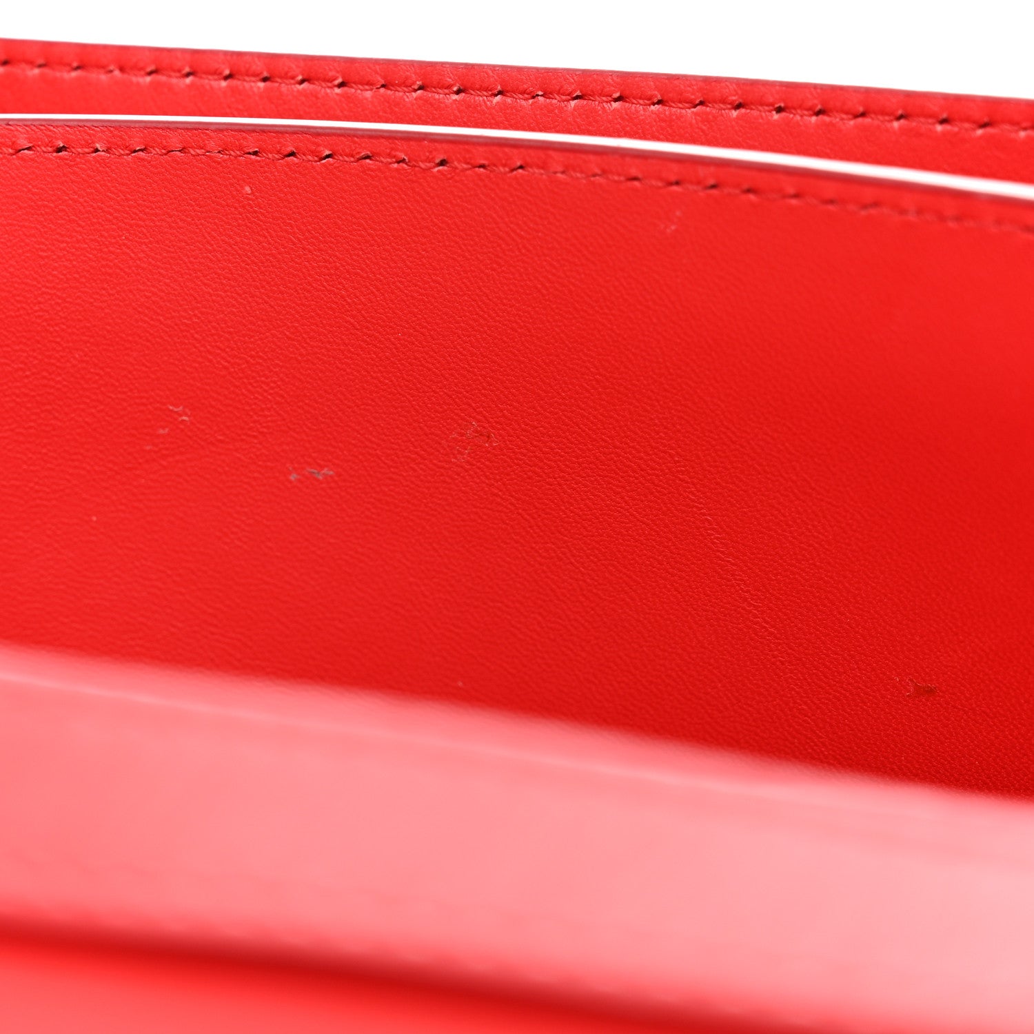 Burberry Calfskin Medium TB Bag Bright Red 11 of 12