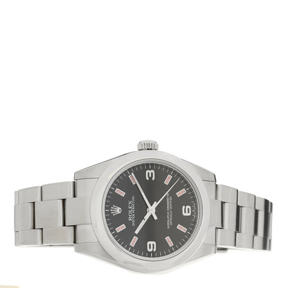 Rolex Stainless Steel 31mm Oyster Perpetual Watch Black 177200 2 of 4