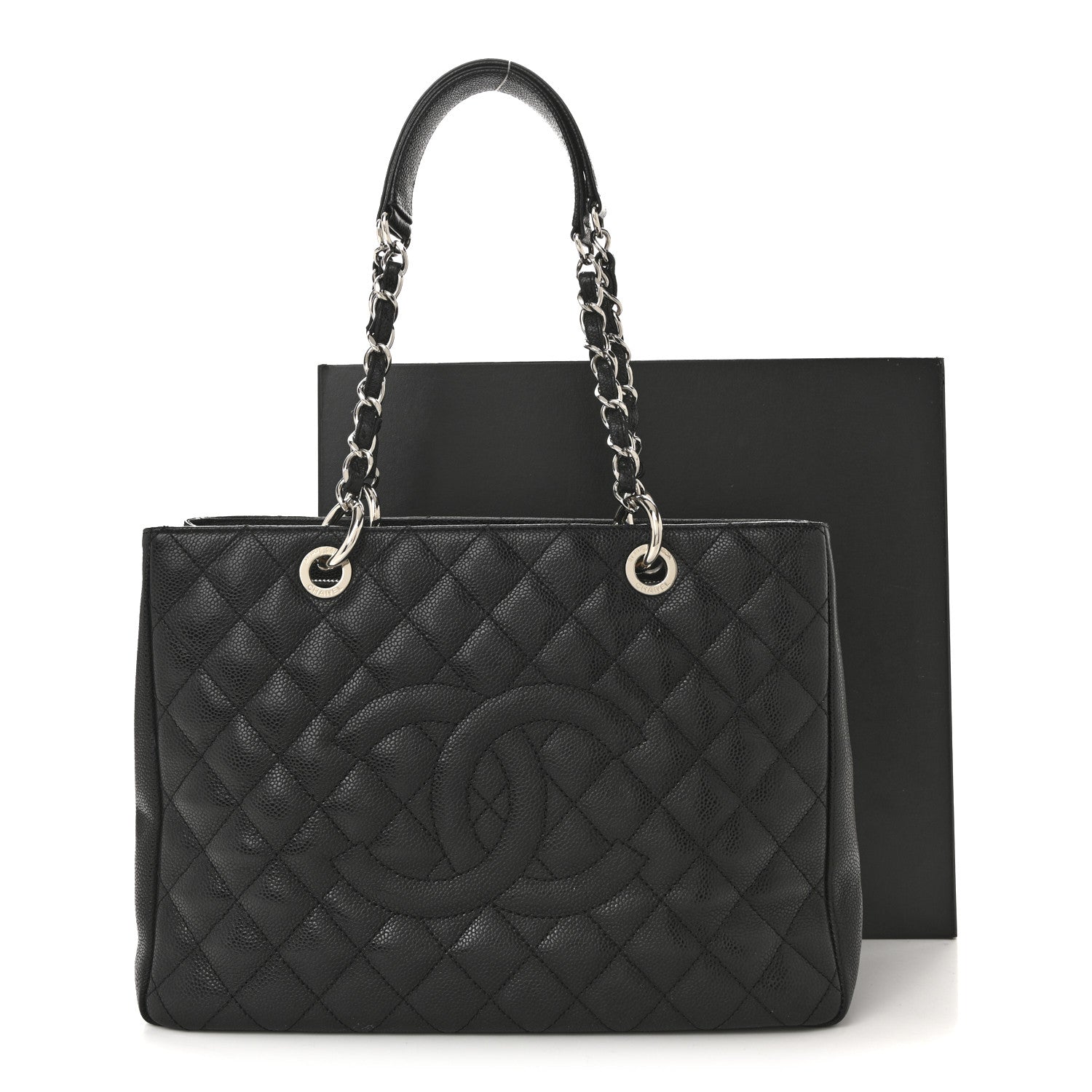 Chanel Caviar Quilted Grand Shopping Tote GST Black 15 of 15