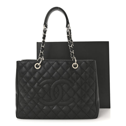 Chanel Caviar Quilted Grand Shopping Tote GST Black 15 of 15