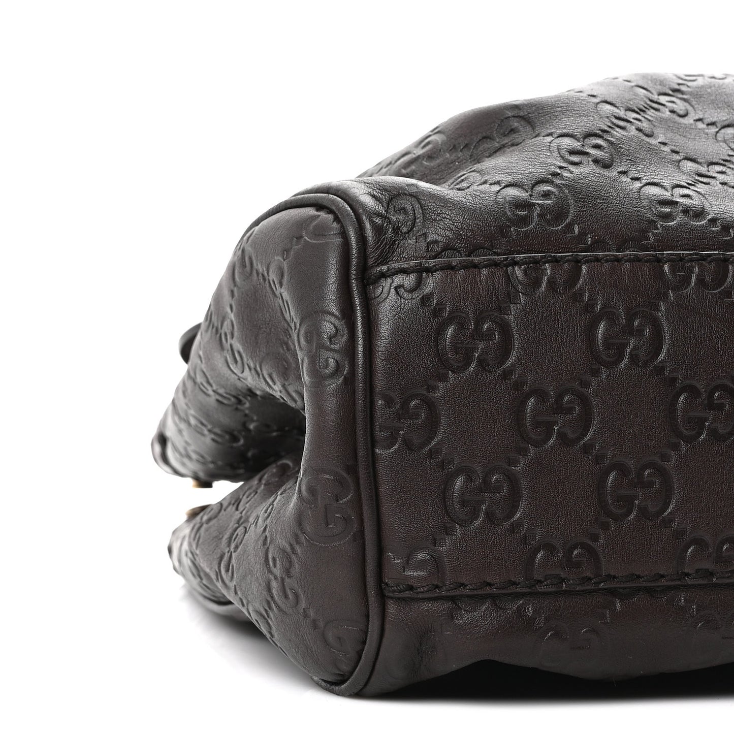 Guccissima Medium Sukey Tote Chocolate
