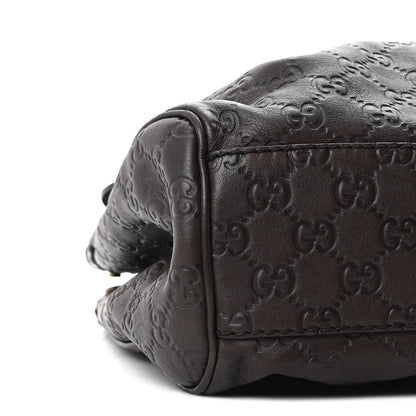 Gucci Guccissima Medium Sukey Tote Chocolate 9 of 10