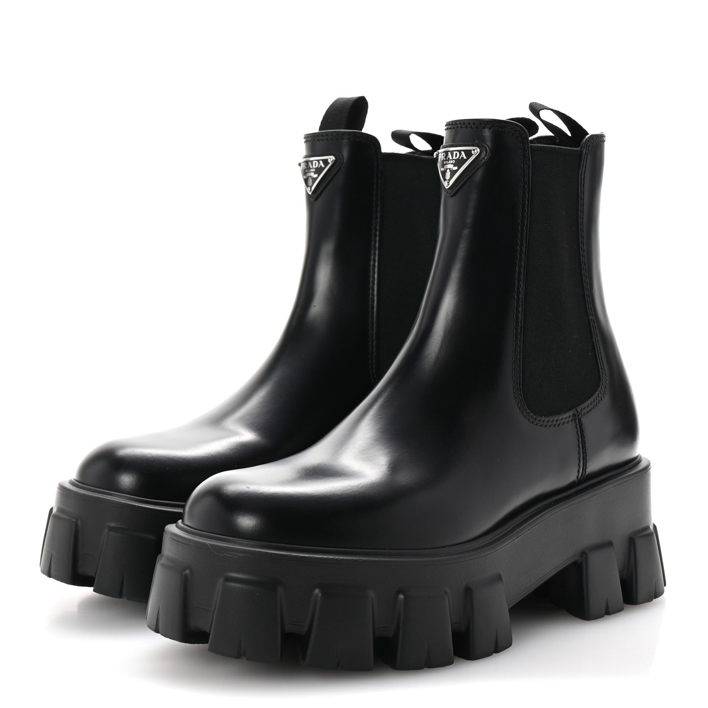 Spazzolato Rois Triangle Monolith Chelsea 55mm Boots 35.5 Black