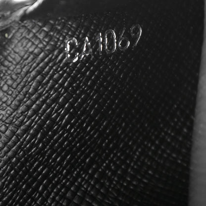 Louis Vuitton Epi Checkbook Cover Black 7 of 8