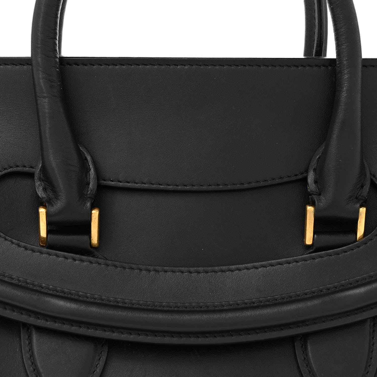 Alexander McQueen Calfskin Small Heroine Black 10 of 22