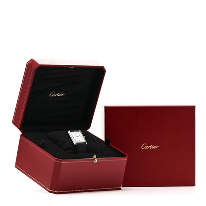Cartier Stainless Steel Calfskin 25mm Must de Cartier Tank Quartz Watch 5 of 5