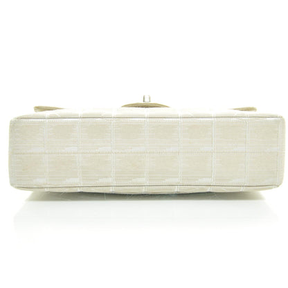 Chanel Nylon Travel Medium Flap Beige 4 of 9