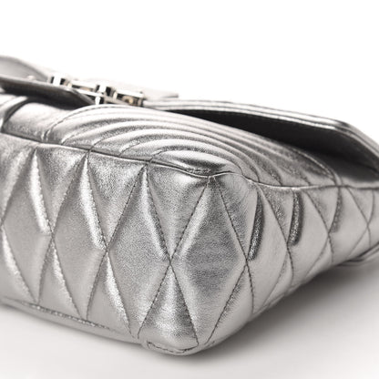 Miu Miu Nappa Matelasse Biker Shoulder Bag Cromo 7 of 10