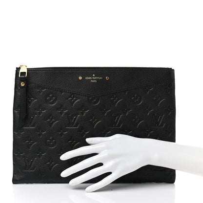 Louis Vuitton Empreinte Daily Pouch Black 2 of 9