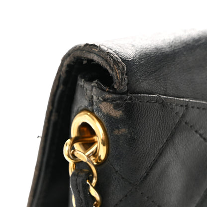 Chanel Lambskin Quilted CC Tassel Flap Black 15 of 15