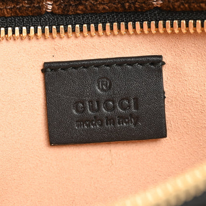 Gucci Velvet GG Monogram Rajah Brown Black 6 of 10