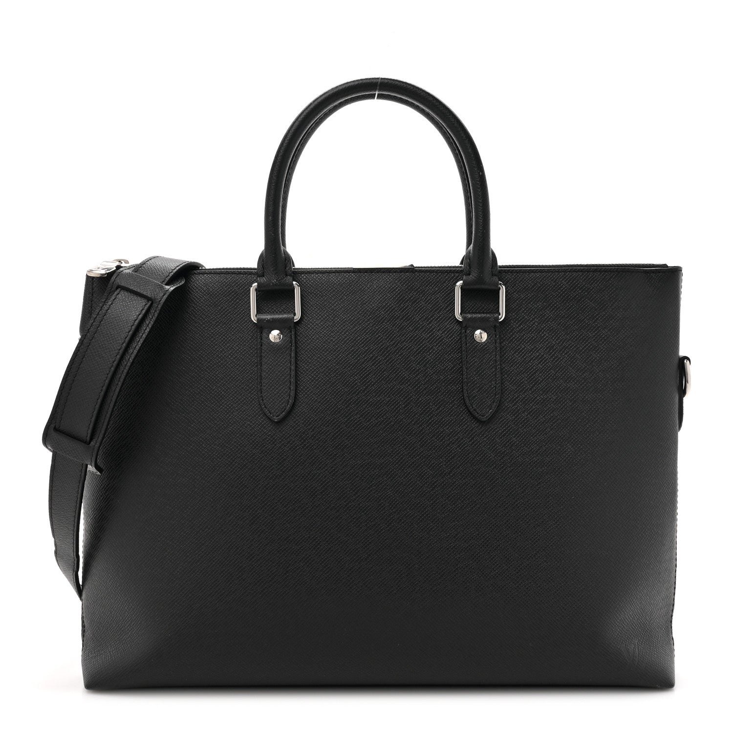 Louis Vuitton Taiga Anton Soft Briefcase Black 1 of 18