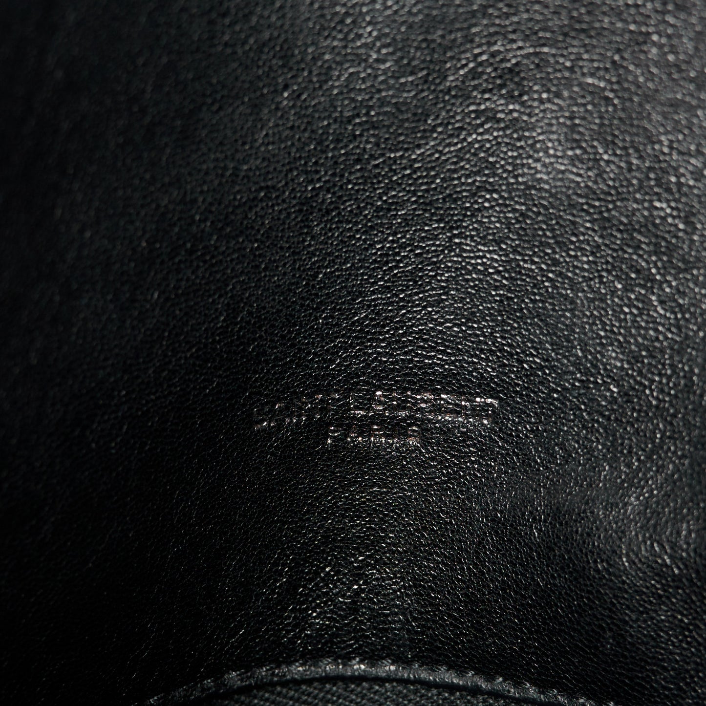 Lambskin Quilted Monogram Monochrome Medium Loulou Puffer Chain Satchel Black