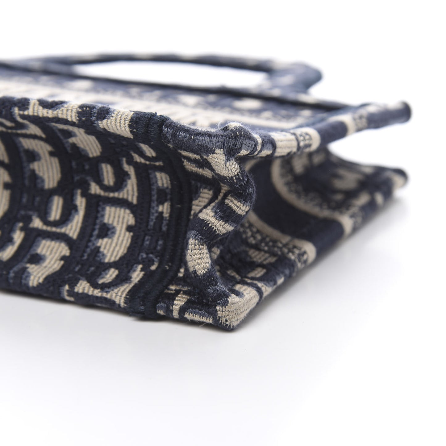 Oblique Mini Book Tote Blue Multicolor