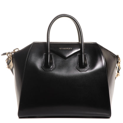 Givenchy Shiny Lord Calfskin Medium Antigona Black 1 of 14