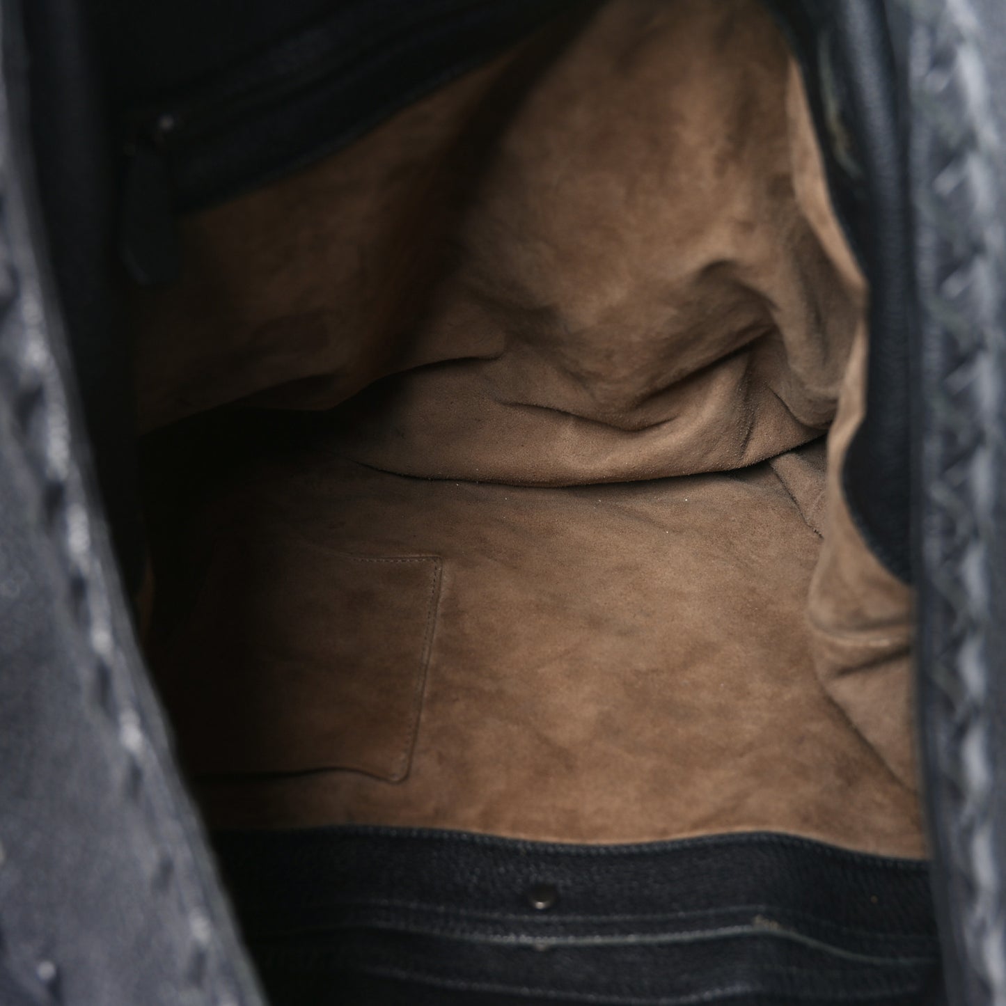 Cervo Deerskin Large Hobo Black