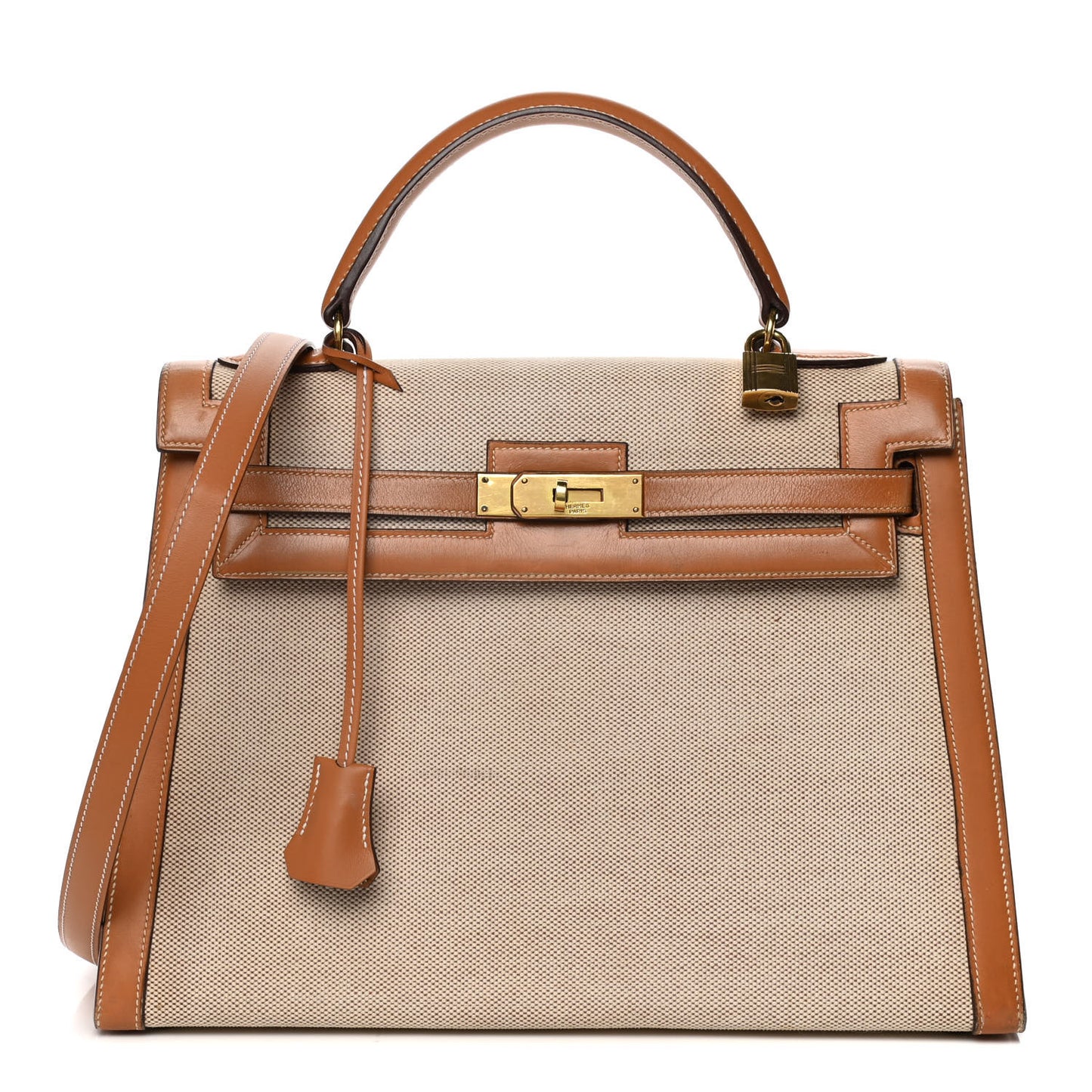 Peau Porc Toile Kelly Sellier 32 Gold