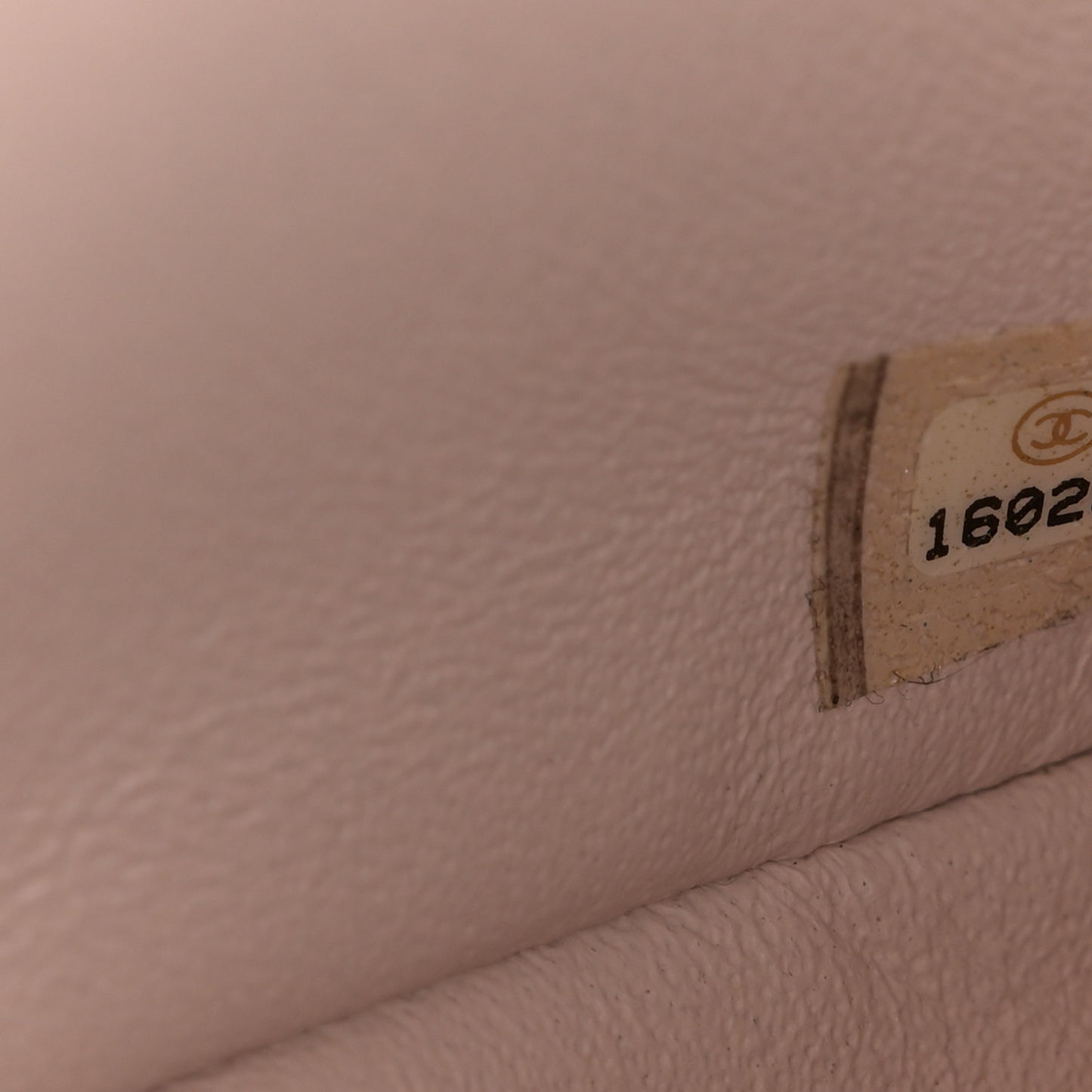 Lambskin Quilted Mini Rectangular Flap Light Pink