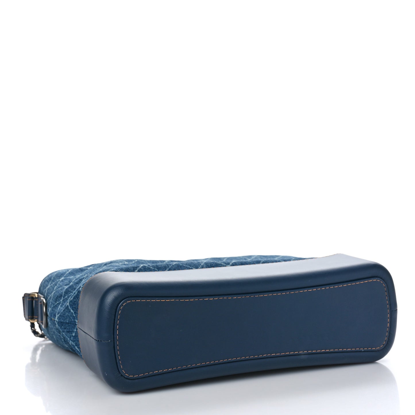 Denim Calfskin Large Gabrielle Hobo Blue