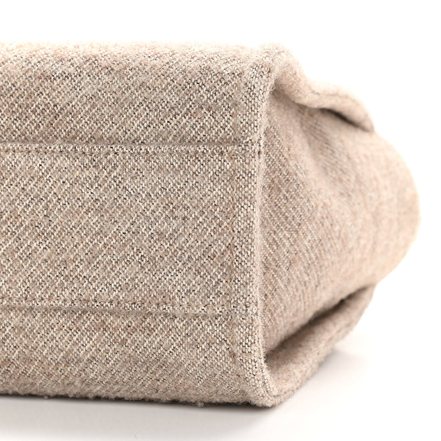 Mixed Fibers Small Deauville Tote Light Beige
