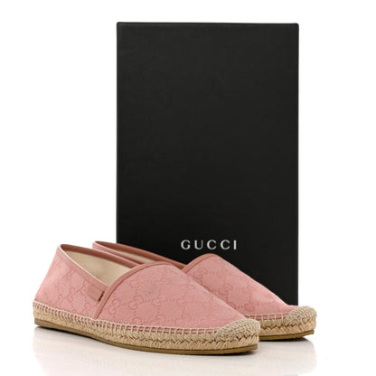 Gucci Monogram Espadrilles 40.5 Soft Pink 11 of 11